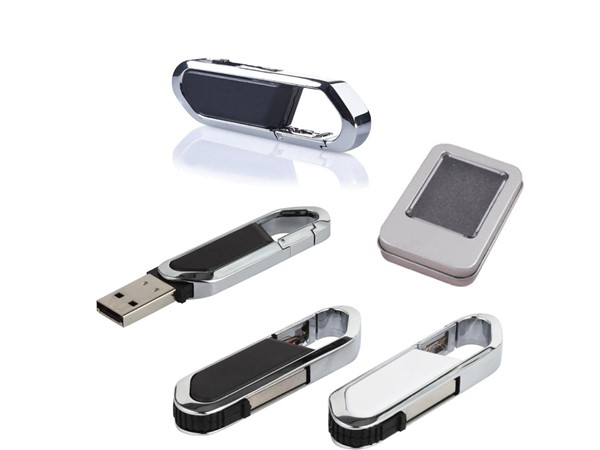 8 GB METAL PLASTİK KANCA USB BELLEK